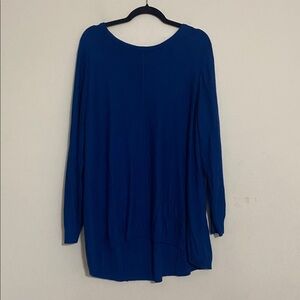 Two twenty seven Elegant Blue Women's sweater pullover women 2X cashmere blend